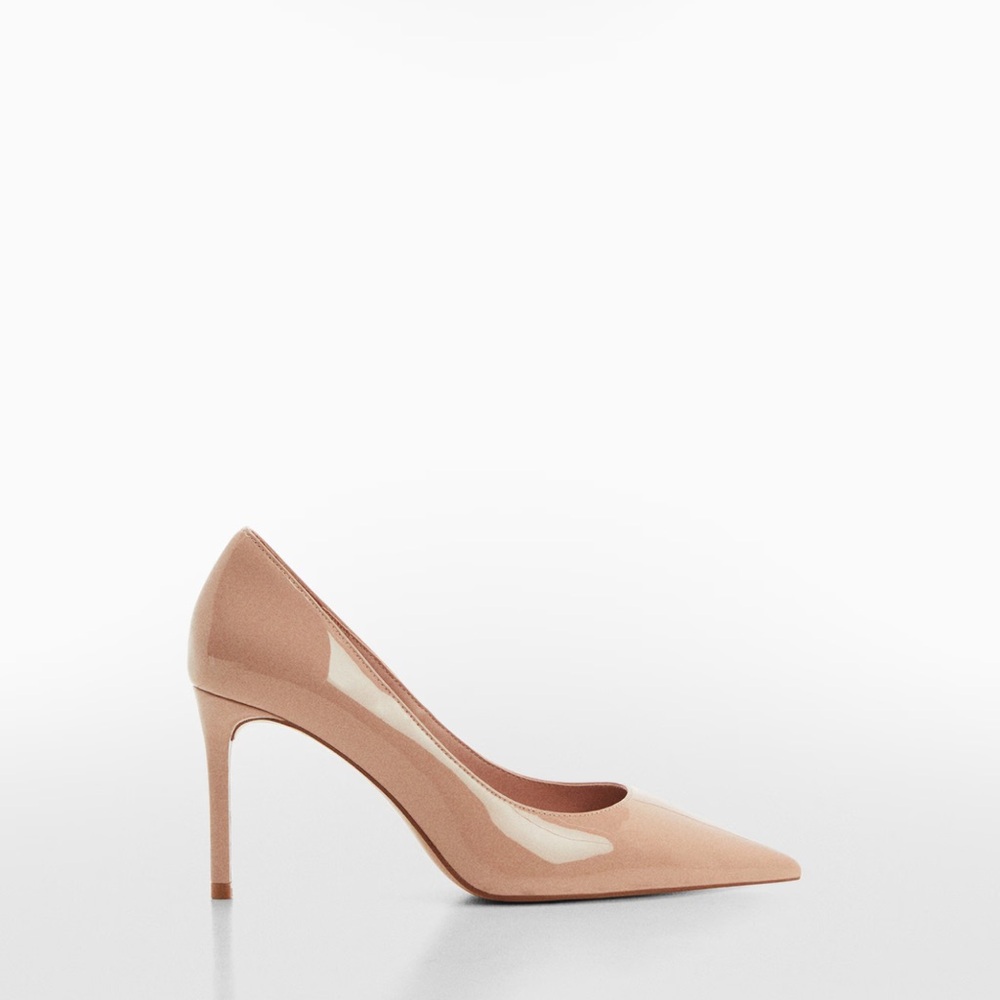 Mango Blush Patent Pointed-Toe Stiletto - Picture 2 of 15